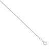 Thumbnail Image 1 of 1.0mm Singapore Chain Necklace in Solid 10K White Gold - 22&quot;