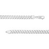 Thumbnail Image 2 of 5.25mm Cuban Curb Chain Necklace in Hollow 10K White Gold - 22&quot;