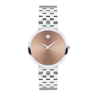 Ladies' Movado Museum® Classic Watch with Pink Dial (Model: 0607941)