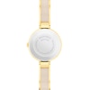 Thumbnail Image 2 of Ladies' Movado Moda Gold-Tone PVD Ceramic Bangle Watch with Taupe Dial (Model: 0607867)