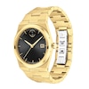 Men's' Movado Bold® Quest Gold-Tone IP Watch with Black Dial (Model: 3601223)