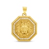 Thumbnail Image 0 of 0.45 CT. T.W. Certified Lab-Created Diamond Lion's Head Octagon Frame Necklace Charm in 10K Gold (F/SI2)