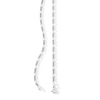 Thumbnail Image 1 of 2.3mm Diamond-Cut Figaro Chain Necklace in Solid Sterling Silver - 18”