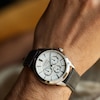 Thumbnail Image 3 of Men's Citizen Rolan Watch in Stainess Steel with Grey Leather Strap (Model: BU2110-01A)