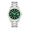 Thumbnail Image 0 of Men's Bulova Surveyor Green Dial Watch in Stainless Steel (Model 96B429)