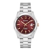 Thumbnail Image 0 of Men's Bulova Surveyor Burgundy Dial Watch in Stainless Steel (Model 98B422)