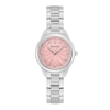 Ladies' Bulova Sutton Pink Dial and Diamond Accent Watch in Stainless Steel (Model  96P249)