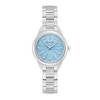 Ladies' Bulova Sutton Blue Dial and Diamond Accent Watch in Stainless Steel (Model 96P250)