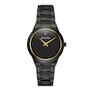 Thumbnail Image 0 of Ladies' Bulova Modern Black Dial Watch in Black Ion-Plated Stainless Steel (Model 98L314)