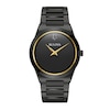 Thumbnail Image 0 of Men's Bulova Modern Black Dial Watch in Black Ion-Plated Stainless Steel (Model 98A313)