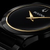 Thumbnail Image 6 of Men's Bulova Modern Black Dial Watch in Black Ion-Plated Stainless Steel (Model 98A313)