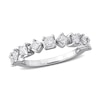 0.60 CT. T.W. Princess-Cut Diamond Band in 14K White Gold