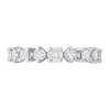 0.60 CT. T.W. Princess-Cut Diamond Band in 14K White Gold