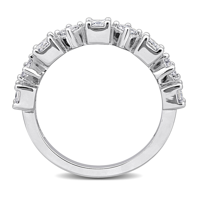 0.60 CT. T.W. Princess-Cut Diamond Band in 14K White Gold