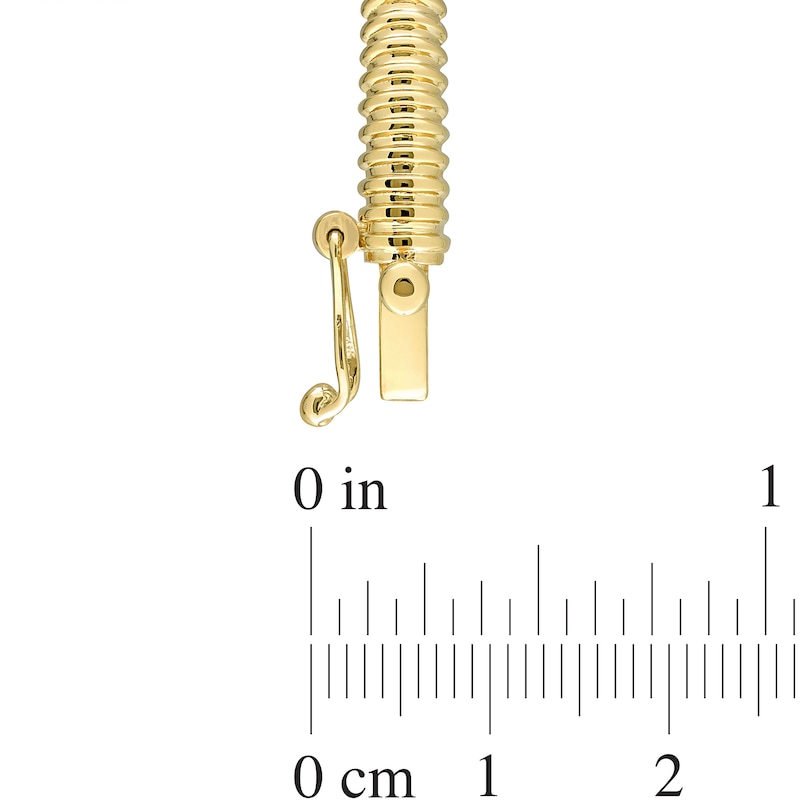 0.78 CT. T.W. Diamond Bangle Bracelet in 14K Two-Tone Gold