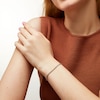 Thumbnail Image 1 of 2.5mm Fold-Over Heart Link Bracelet in Solid 10K White Gold - 7.25"