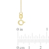 Thumbnail Image 2 of 3.5-4.0mm Freshwater Cultured Pearl Dangle Station Necklace in 10K Gold – 18”