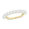 Thumbnail Image 0 of 3.0-3.5mm Freshwater Cultured Pearl Band in 14K Gold