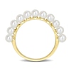 Thumbnail Image 2 of 3.0-3.5mm Freshwater Cultured Pearl Band in 14K Gold