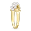 Thumbnail Image 1 of 2.0-2.5mm Freshwater Cultured Pearl Cluster Band in 14K Gold