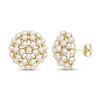 Thumbnail Image 0 of 2.0-3.0 Freshwater Cultured Pearl Cluster Stud Earrings in 10K Gold