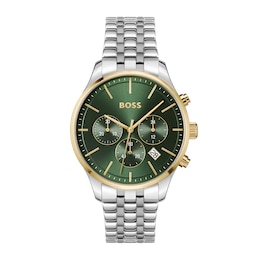 BOSS Avery Chronograph Men’s Watch with Green Dial (Model: 1514159)