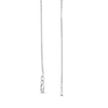 Thumbnail Image 1 of 1.3mm Diamond-Cut Box Chain Necklace in Solid 10K White Gold - 20”