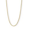 3.0mm Silk Rope Chain Necklace in Hollow 18K Gold - 20”