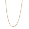 2.5mm Silk Rope Chain Necklace in Hollow 18K Gold - 18”