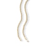 Thumbnail Image 3 of 4.0mm Textured Rope Chain Necklace in Hollow 18K Gold - 20”