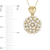 Thumbnail Image 1 of 2.0-3.0 Freshwater Cultured Pearl Cluster Pendant in 10K Gold-17”