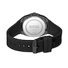 Thumbnail Image 2 of Men's Hugo Boss Walker Black IP Branded Silicone Strap Watch with Textured Green Dial (Model: 1514140)