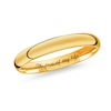 Thumbnail Image 0 of 3.0mm Engravable Dome Confort-Fit Wedding Band in 14K Gold (1 Finish and Line)