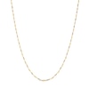 Thumbnail Image 1 of 1.35mm Dorica Singapore Chain Necklace in Solid 18K Two-Tone Gold - 16&quot;