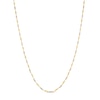 Thumbnail Image 1 of 1.35mm Dorica Singapore Chain Necklace in Solid 18K Two-Tone Gold - 18&quot;