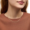 Thumbnail Image 1 of 1.6mm Glitter Rope Chain Necklace in Solid 10K Gold - 16"