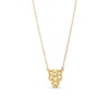 Thumbnail Image 2 of Italian Gold Diamond-Cut Panther Necklace in 14K Gold