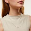 Thumbnail Image 1 of 0.7mm Diamond-Cut Box Chain Necklace in Solid 18K White Gold - 20”