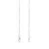 Thumbnail Image 2 of 0.7mm Diamond-Cut Box Chain Necklace in Solid 18K White Gold - 20”