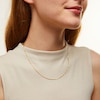 Thumbnail Image 1 of 0.7mm Diamond-Cut Box Chain Necklace in Solid 18K Gold - 18”