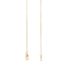 Thumbnail Image 2 of 0.7mm Diamond-Cut Box Chain Necklace in Solid 18K Gold - 18”