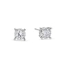 Thumbnail Image 1 of 1.00 CT. T.W. Certified Lab-Created Diamond Miracle Frame Stud Earrings in 10K White Gold (F/SI2)