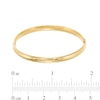 Thumbnail Image 1 of Child's 4.5mm Polished Bangle in Hollow 10K Gold - 5.5"