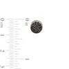 Thumbnail Image 3 of 0.70 CT. T.W. Black Multi-Diamond Stud Earrings in 10K Gold