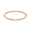 Thumbnail Image 0 of Child's 3.0mm Textured Bangle in Hollow 10K Gold - 5.5"