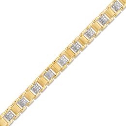 0.50 CT. T.W. Diamond Link Bracelet in 10K Gold - 8.5”