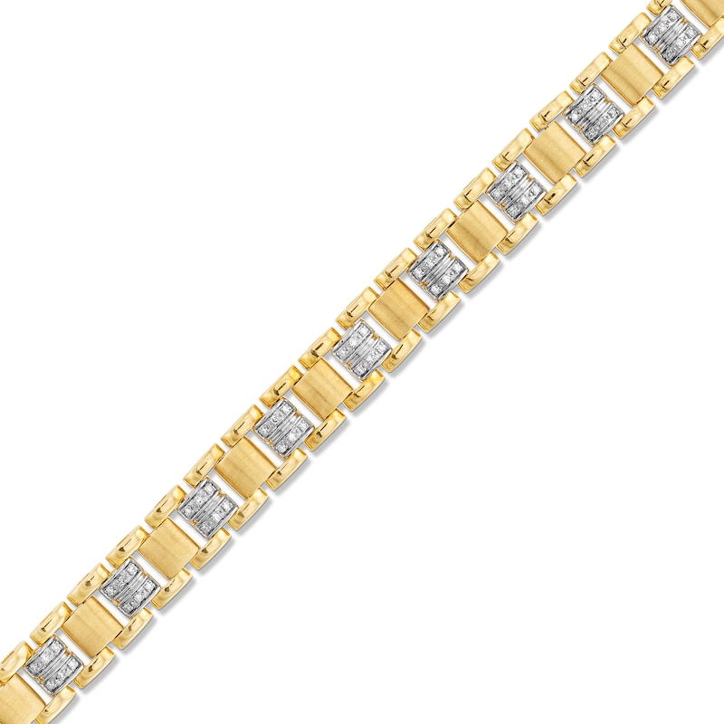 0.50 CT. T.W. Diamond Link Bracelet in 10K Gold - 8.5”|Peoples Jewellers