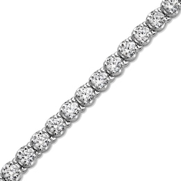 8.00 CT. T.W. Certified Lab-Created Diamond Tennis Bracelet in 10K White Gold (F/SI2) - 8.5”