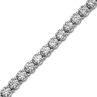 8.00 CT. T.W. Certified Lab-Created Diamond Tennis Bracelet in 10K White Gold (F/SI2) - 8.5”