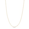 Thumbnail Image 0 of 1.1mm Diamond-Cut Cable Chain Necklace in Solid 14K Gold - 16”